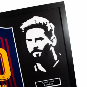 Legende uokvireni dres FC Barcelona Signed Shirt Silhouette