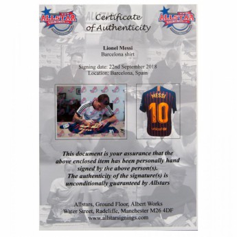 Legende uokvireni dres FC Barcelona Signed Shirt Silhouette