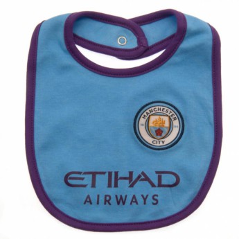 Manchester City dječji podbradak 2 Pack Bibs PL