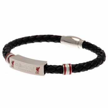 FC Liverpool kožna narukvica Champions Of Europe Leather Bracelet