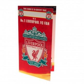 FC Liverpool narozeninové přání Birthday Card No 1 Fan