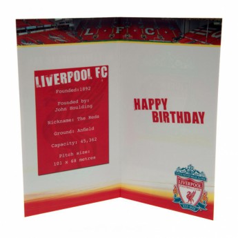 FC Liverpool rođendanska čestitka Birthday Card No 1 Fan