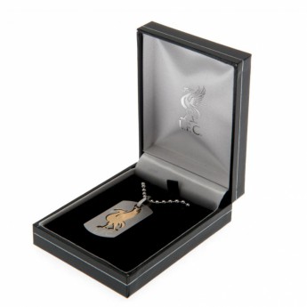 FC Liverpool ogrlica s identifikacijskom pločicom za psa Bi Colour Cut Out Dog tag & chain