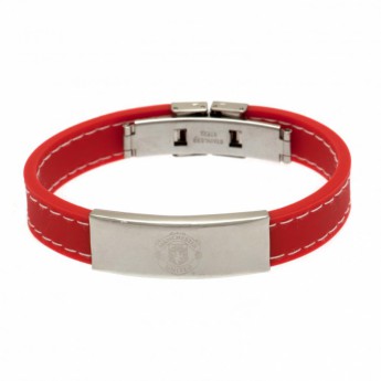Manchester United silikonska narukvica Stitched Silicone Bracelet RD