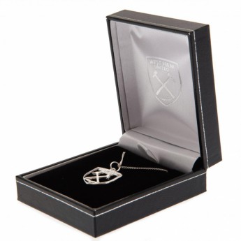 West Ham United ogrlica s privjeskom Sterling Silver Pendant & Chain CR
