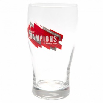 FC Liverpool čaša Champions of Europe Tulip Pint Glass