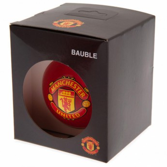 Manchester United Božićni ukrasi Glass Bauble