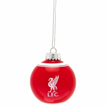FC Liverpool Božićni ukrasi Glass Bauble