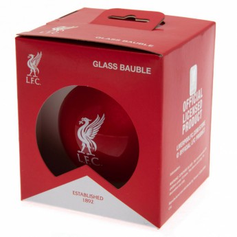 FC Liverpool Božićni ukrasi Glass Bauble