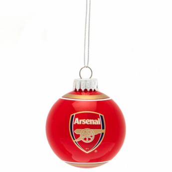 FC Arsenal Božićni ukrasi Glass Bauble