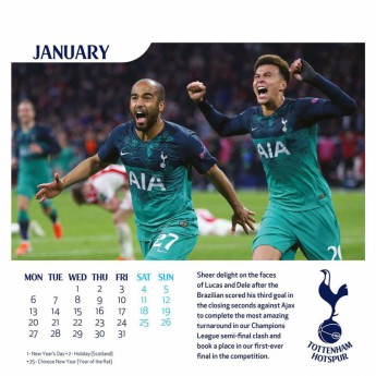 Tottenham Hotspur stolni kalendar 2020
