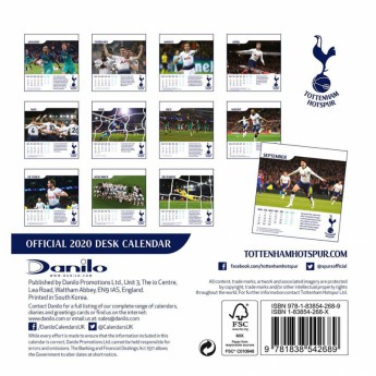 Tottenham Hotspur stolni kalendar 2020
