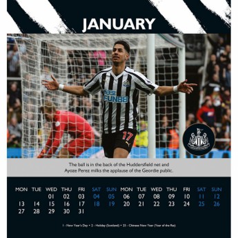 Newcastle United stolni kalendar 2020