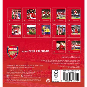 FC Arsenal stolni kalendar 2020