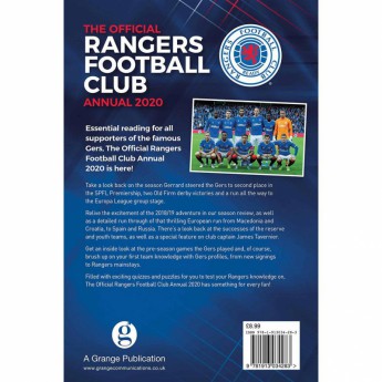 FC Rangers knjiga godišnjak Annual 2020