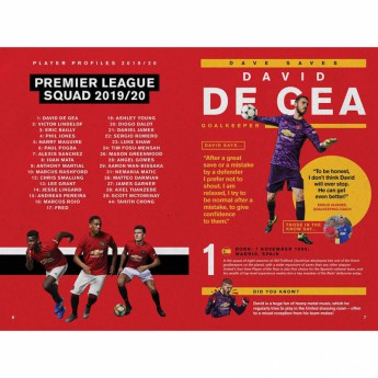 Manchester United knjiga godišnjak Annual 2020