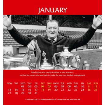 FC Liverpool stolni kalendar 2020