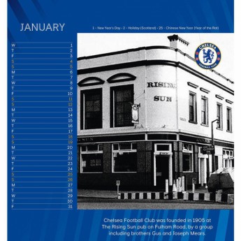 FC Chelsea stolni kalendar 2020