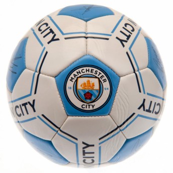 Manchester City nogometni set water bottle - hand pump - size 5 ball