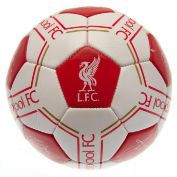 FC Liverpool nogometni set water bottle - hand pump - size 5 ball