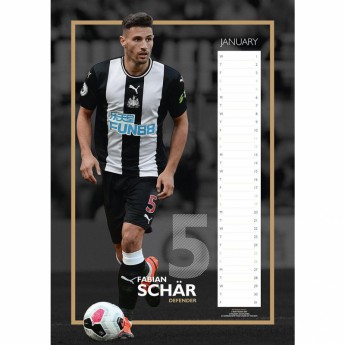Newcastle United kalendar 2020 Team A3