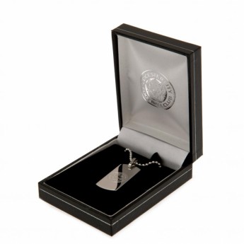 Leicester City ogrlica s identifikacijskom pločicom za psa Dog-Tag & Chain