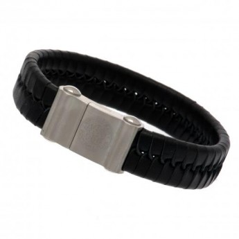 Leicester City narukvica Single Plait Leather Bracelet