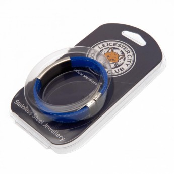 Leicester City silikonska narukvica Stitched Silicone Bracelet BL