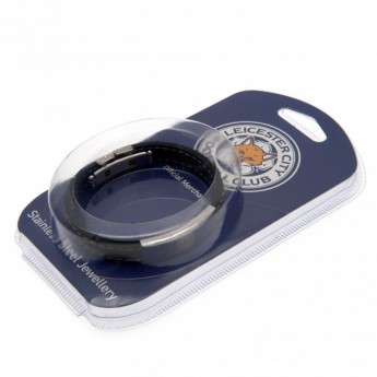 Leicester City silikonska narukvica Stitched Silicone Bracelet BK