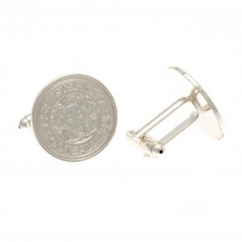 Leicester City manšete Silver Plated Formed Cufflinks