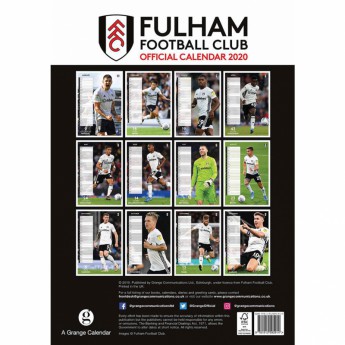 Fulham kalendar 2020 Team A3