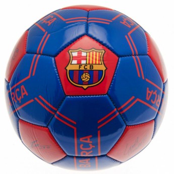 FC Barcelona nogometni set water bottle - hand pump - size 5 ball