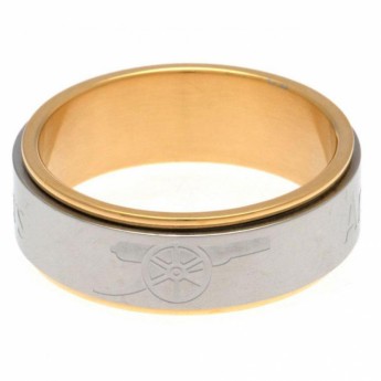 FC Arsenal prsten Bi Colour Spinner Ring Medium