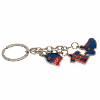 FC Barcelona privjesak za ključeve 3 Charm Keyring