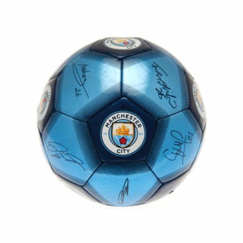 Manchester City nogometna mini lopta Skill Ball Signature - size 1