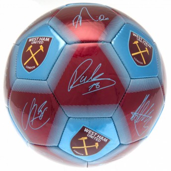 West Ham United nogometna lopta Football Signature WHM - size 5