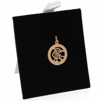 FC Rangers zlatni privjesak 9ct Gold Pendant Round Crest