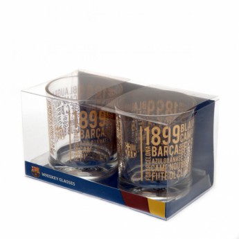 FC Barcelona čaša 2pk Whiskey set