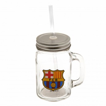 FC Barcelona čaša sa slamkom with logo