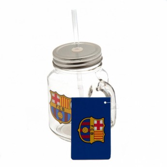 FC Barcelona čaša sa slamkom with logo