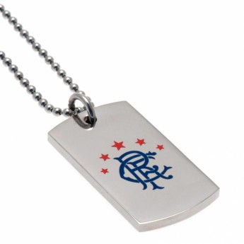 FC Rangers ogrlica s identifikacijskom pločicom za psa Colour Crest