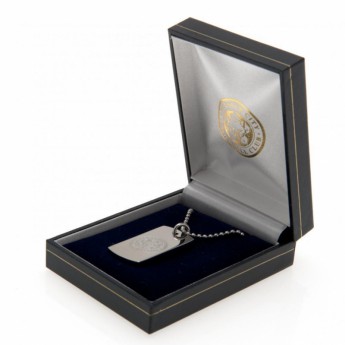 Leicester City ogrlica s identifikacijskom pločicom za psa Engraved Dog Tag & Chain