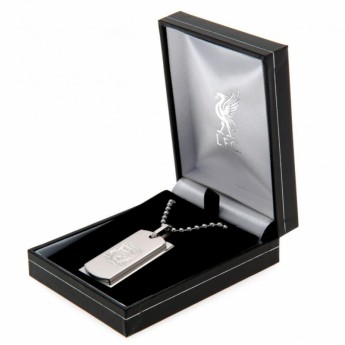 FC Liverpool ogrlica s identifikacijskom pločicom za psa Double Dog Tag & Chain