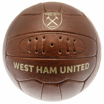 West Ham United nogometna lopta Faux Leather - size 5