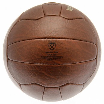 West Ham United nogometna lopta Faux Leather - size 5