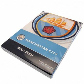 Manchester City posteljina za jedan krevet Single Duvet Set LC