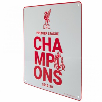 FC Liverpool zidni natpis Premier League Champions WT