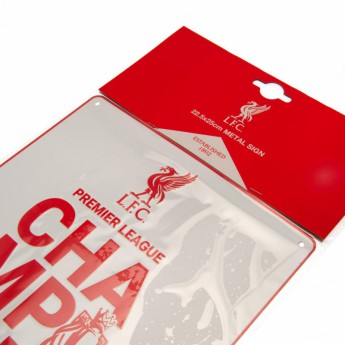 FC Liverpool zidni natpis Premier League Champions WT