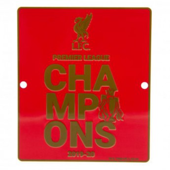 FC Liverpool znak za prozor Premier League Champions