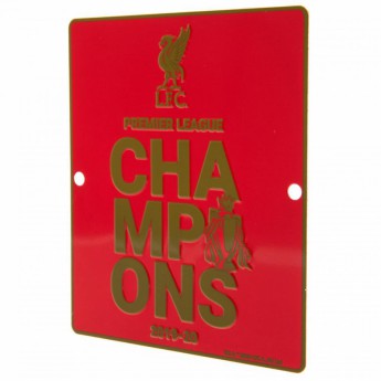 FC Liverpool znak za prozor Premier League Champions